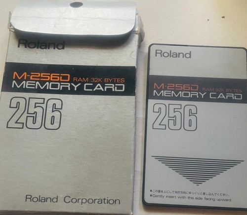 Roland m256e memory ram card - roland,