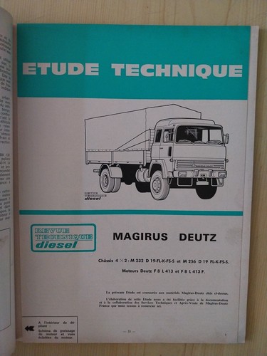 Revue technique magirus - revue, deutz