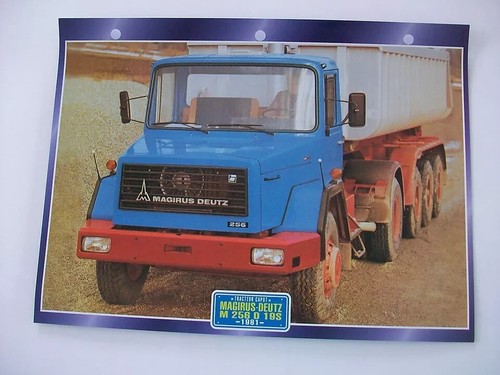 Carte fiche camion tracteur - carte,